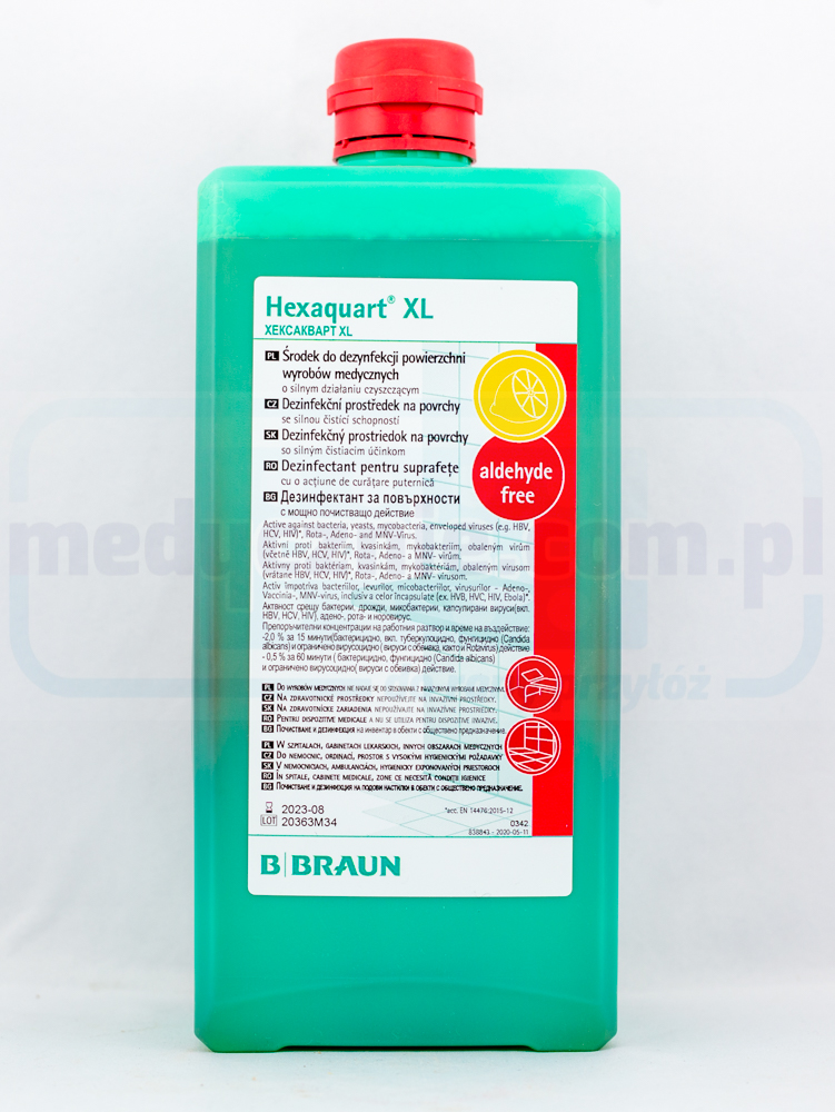 Hexaquart® XL 1L concentrato per la disinfezione di grandi aree