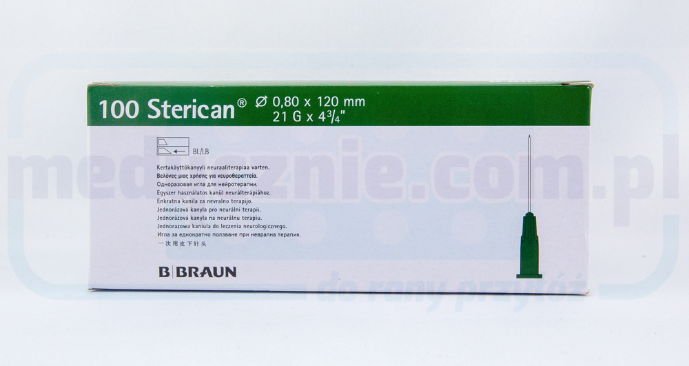 Ago Sterican Sterican G21 0,8*120mm 1pc