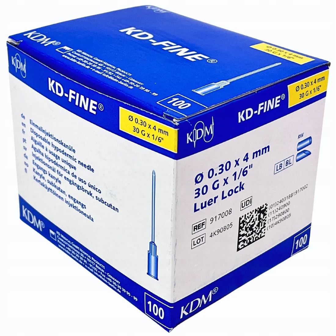 Aghi j.u. 0,30*4 100pz KD-FINE per MEZOTERAPIA
