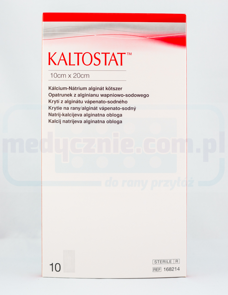 Caltostat 10*20cm medicazione in alginato per ferite croniche 1pc