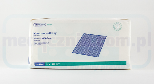 Impacco non sterile in tessuto non tessuto 10*20cm 100pz 30g 4W