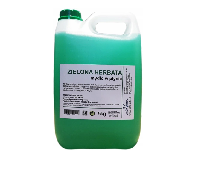 Sapone liquido con fragranza al tè verde 5L