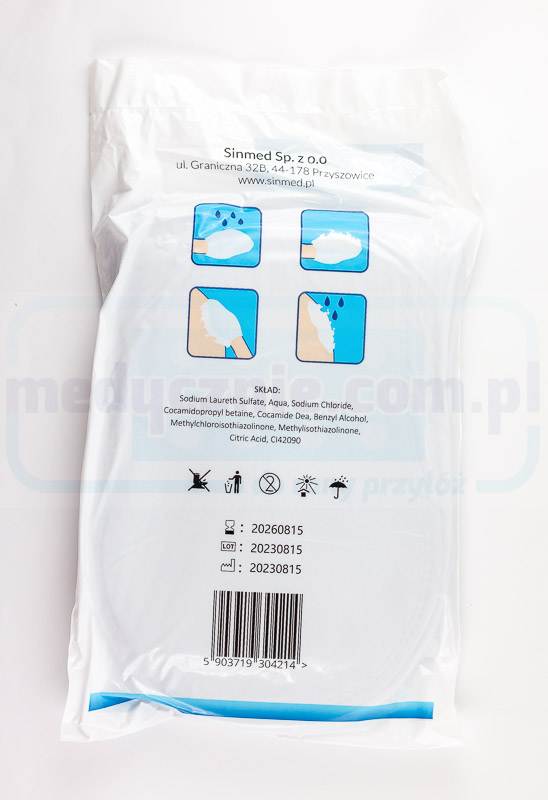 Rondella/guanto imbevuto di sapone 17*24,5 cm 20 pezzi REF 8703
