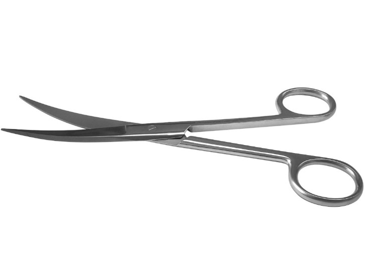Forbici chirurgiche 16,5 cm O/O curve