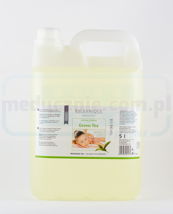 Olio per massaggi al tè verde 5L BALSAMIQUE