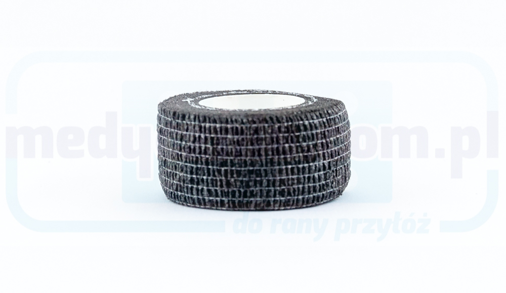 Banda adesiva 2.5cm*4.5m 1pc nero elastico, autoadesivo