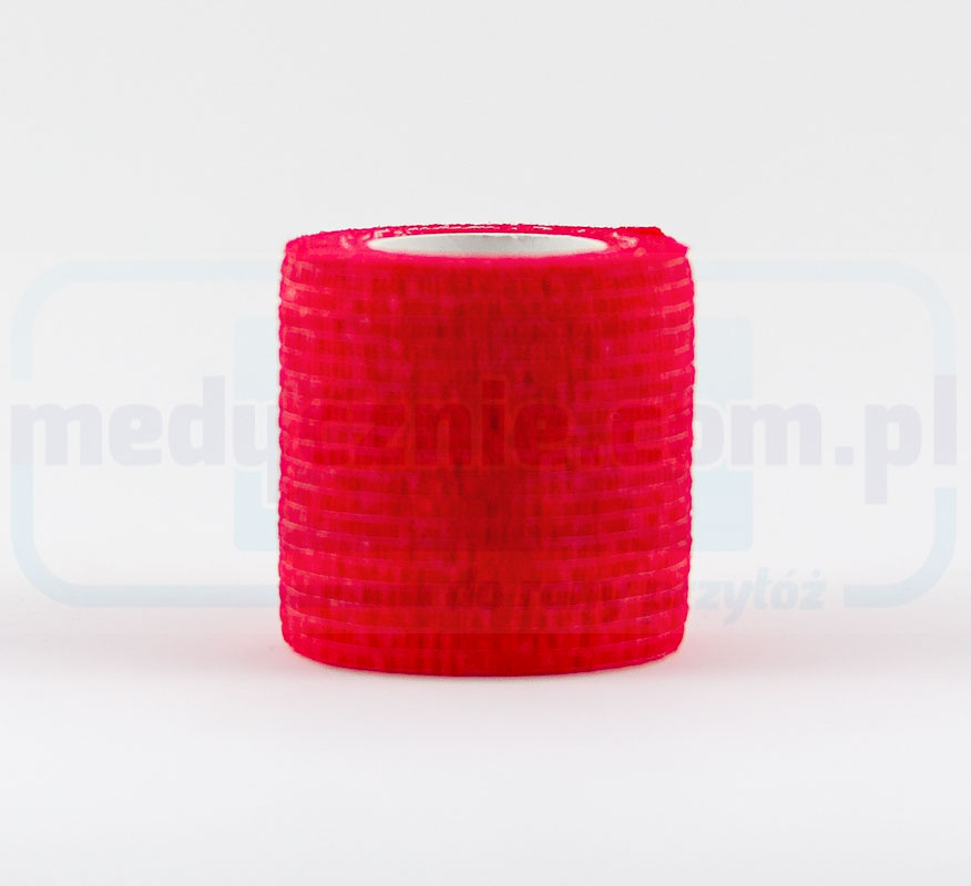 Banda adesiva 5cm*4,5m 1pc rosso elastico, autoadesivo