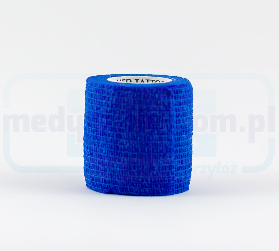 Banda adesiva 5cm*4,5m 1pc blu elastica, autoadesiva