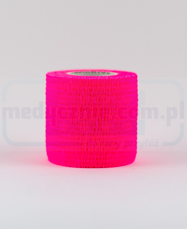 Banda adesiva 5cm*4,5m 1pc rosa elastica, autoadesiva