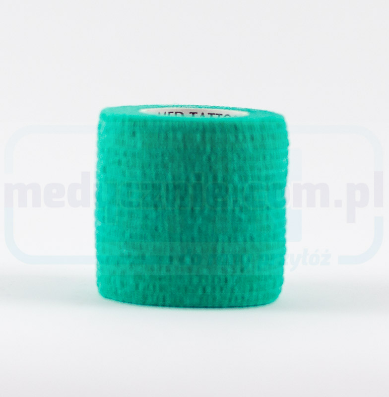 Banda adesiva 5cm*4,5m 1pc verde elastica, autoadesiva