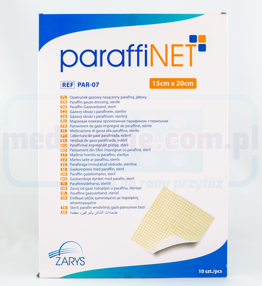 Paraffinet 15*20cm, bendaggio imbevuto di paraffina 1pc