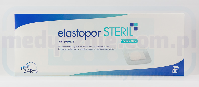 ELASTOPOR Steril 10* 30cm medicazione assorbente 25 pezzi