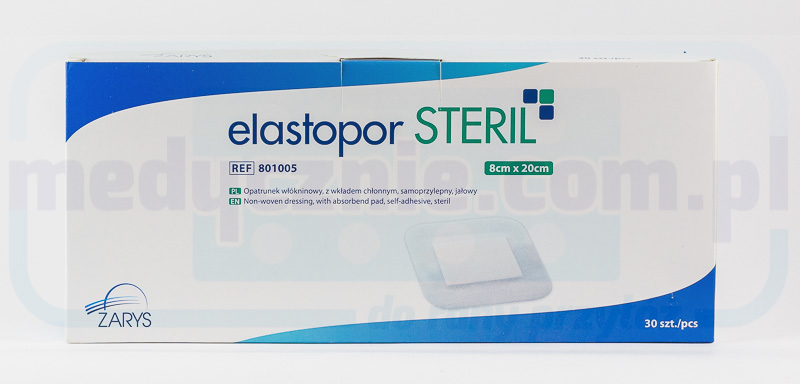ELASTOPOR Steril 8* 20cm medicazione assorbente 25 pezzi