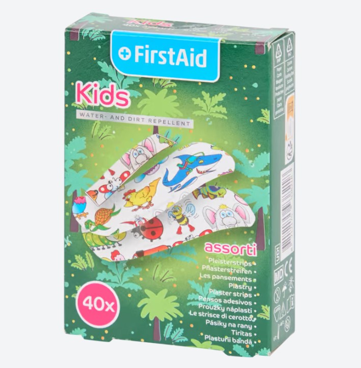 Set di toppe FIRST AID Kids 40 pezzi. - immagine 2