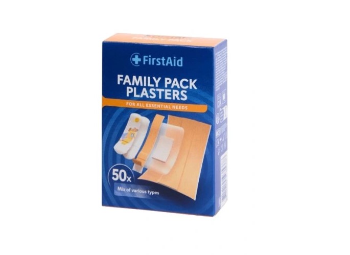 Set di gessi con scatola famiglia FIRST AID 50pz.