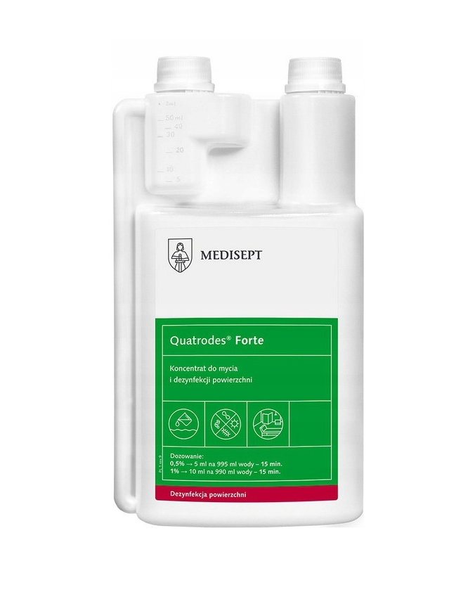 Quatrodes Forte 1L pulizia e disinfezione delle superfici